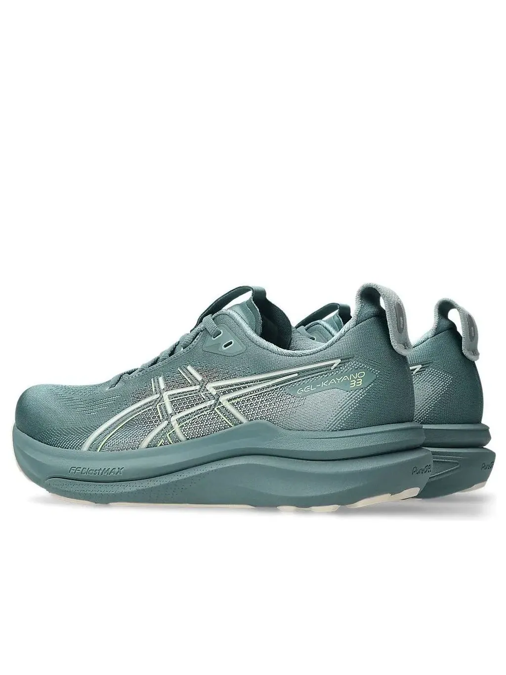 Женские кроссовки для бега с шнуровкой Gel-Kayano 33 ASICS — изображение 4 из 7, бирюзовый