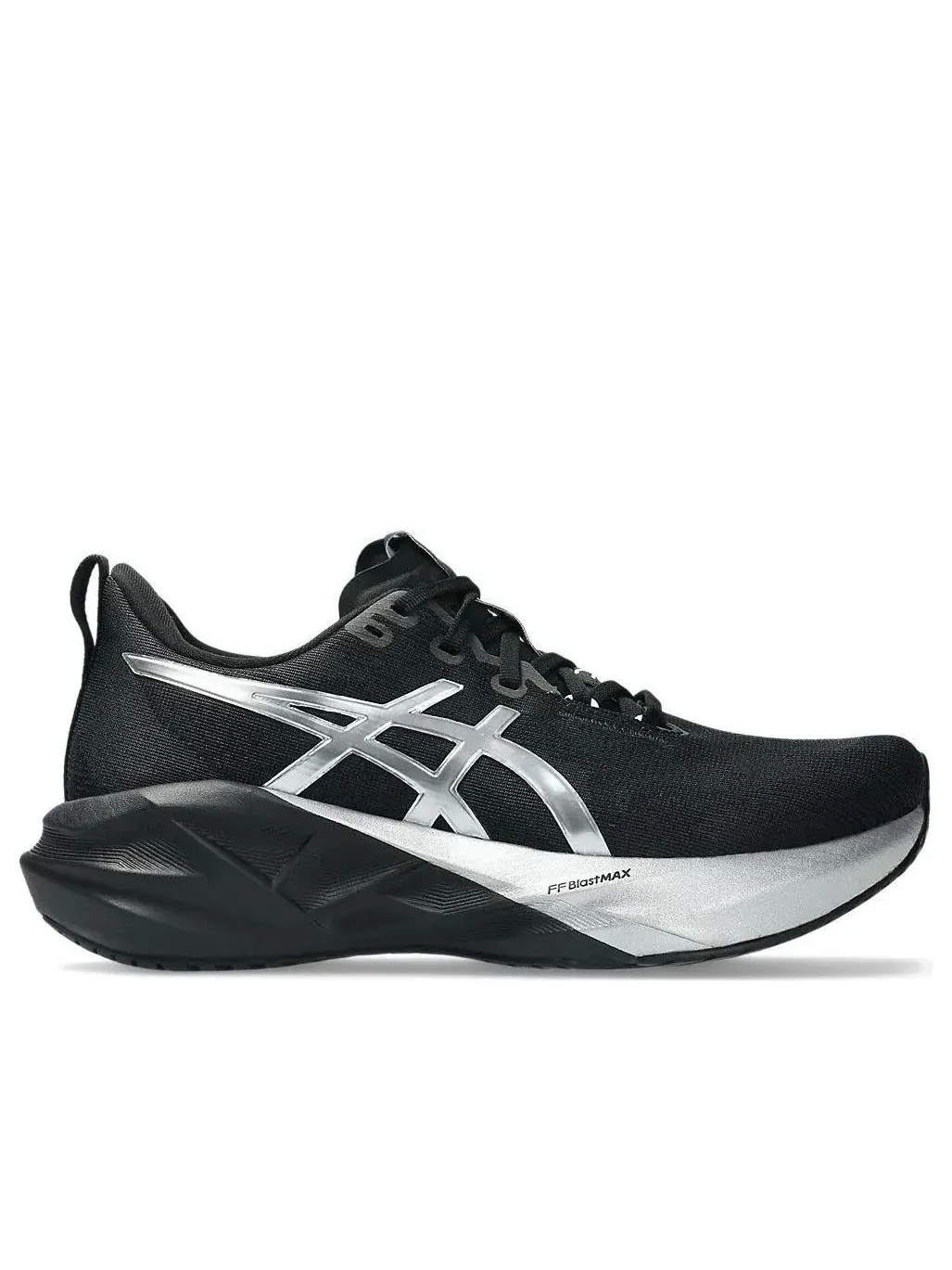 Кроссовки (WMNS) ASICS Novablast 5 Platinum 'Platinum Black' — изображение 2 из 7, черный