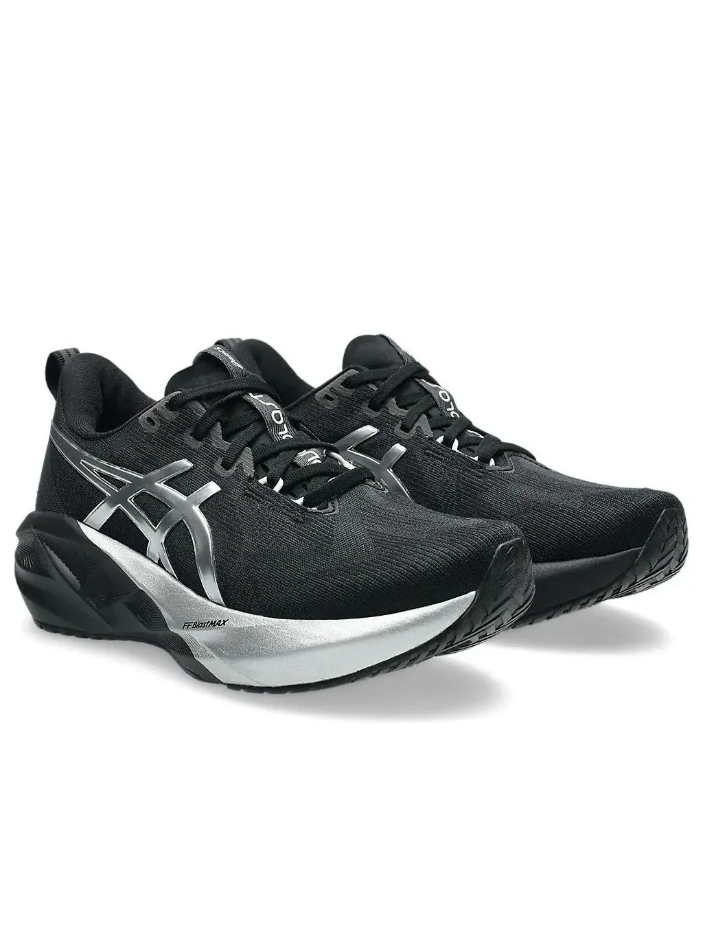 Кроссовки (WMNS) ASICS Novablast 5 Platinum 'Platinum Black' — изображение 3 из 7, черный