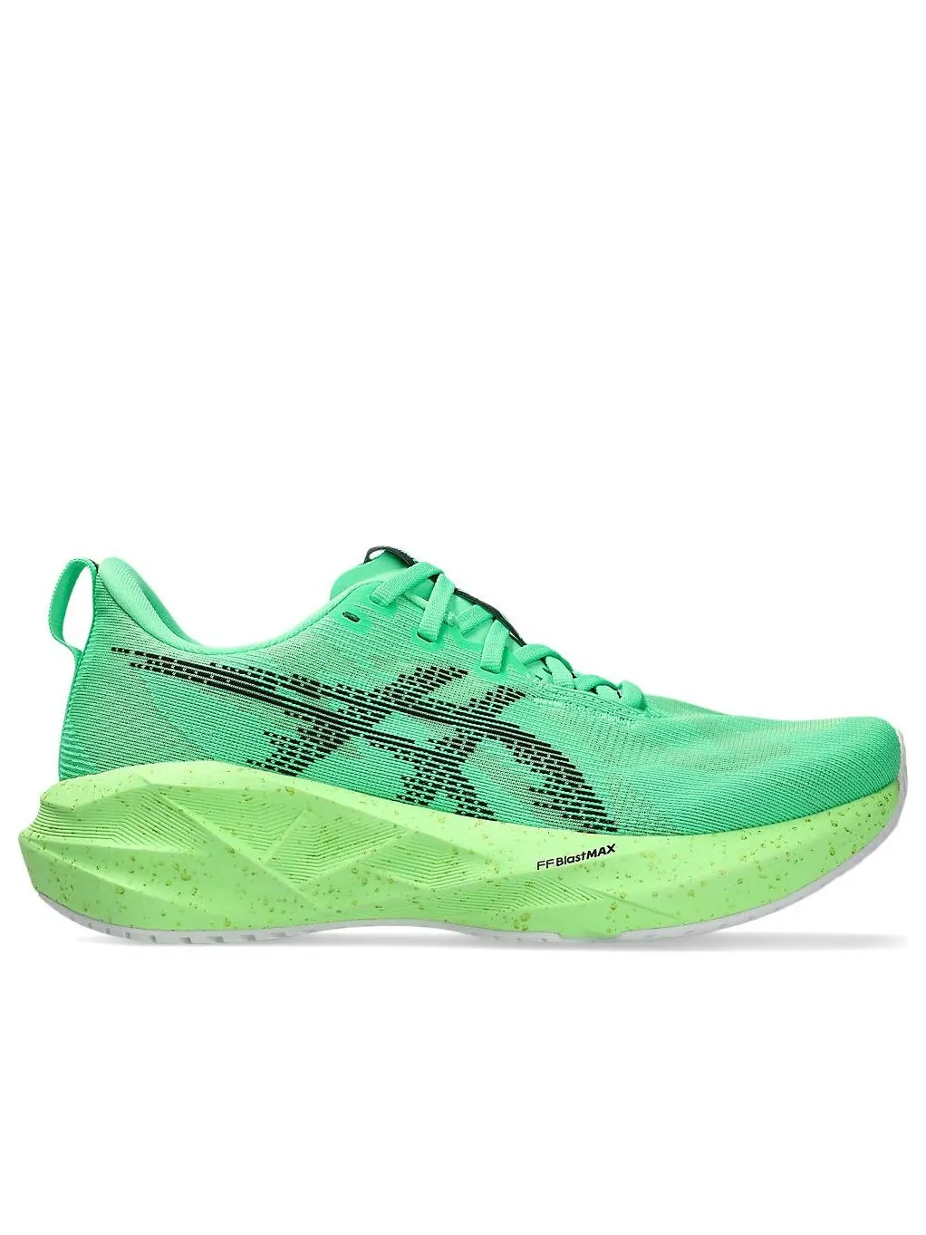 (WMNS) Asics Novablast 5 'Ekiden Vital Green Black' — изображение 2 из 7, зеленый/черный
