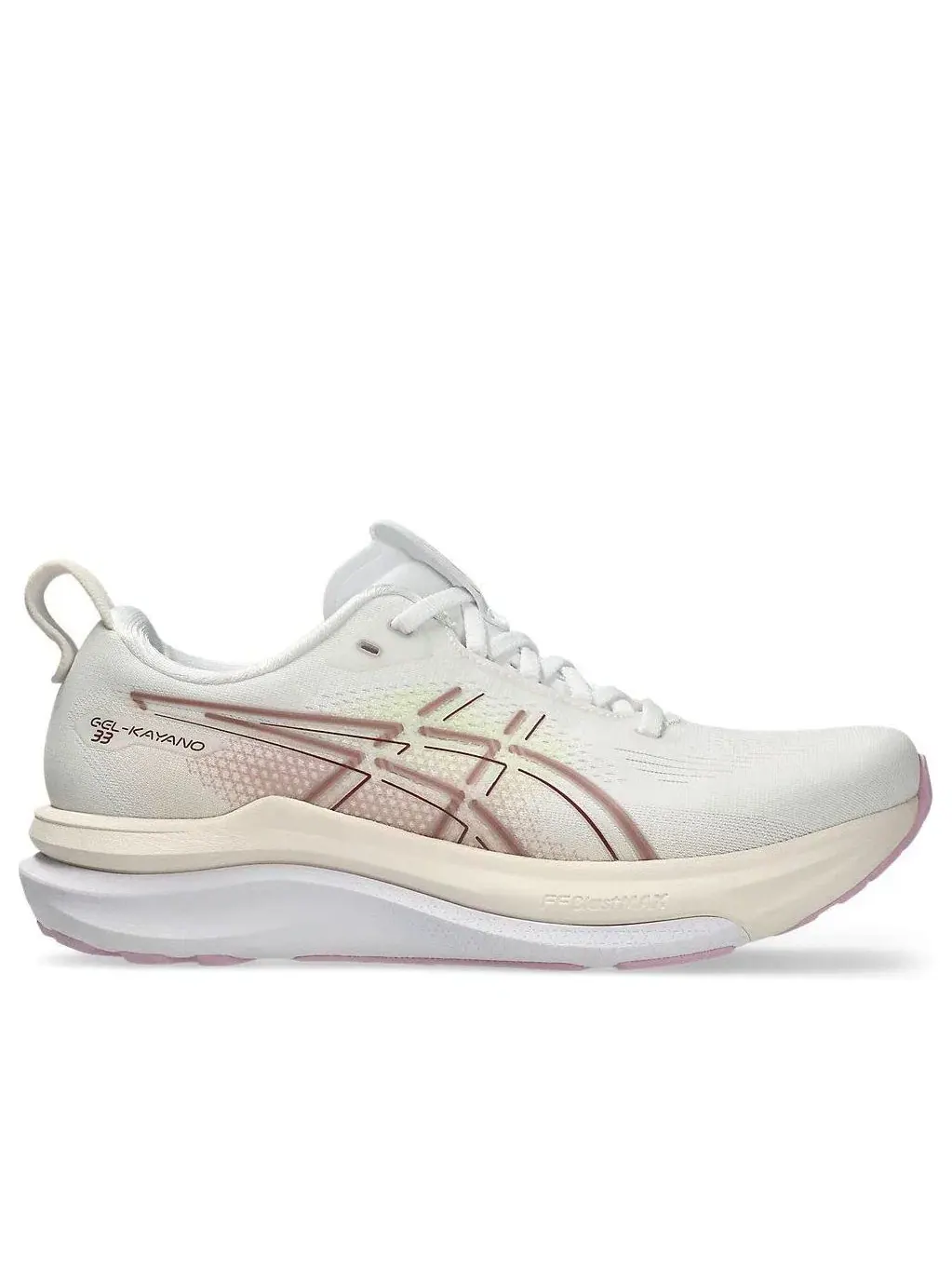 Женские кроссовки для бега Gel-Kayano 33 D Wide ASICS — изображение 2 из 7, белый