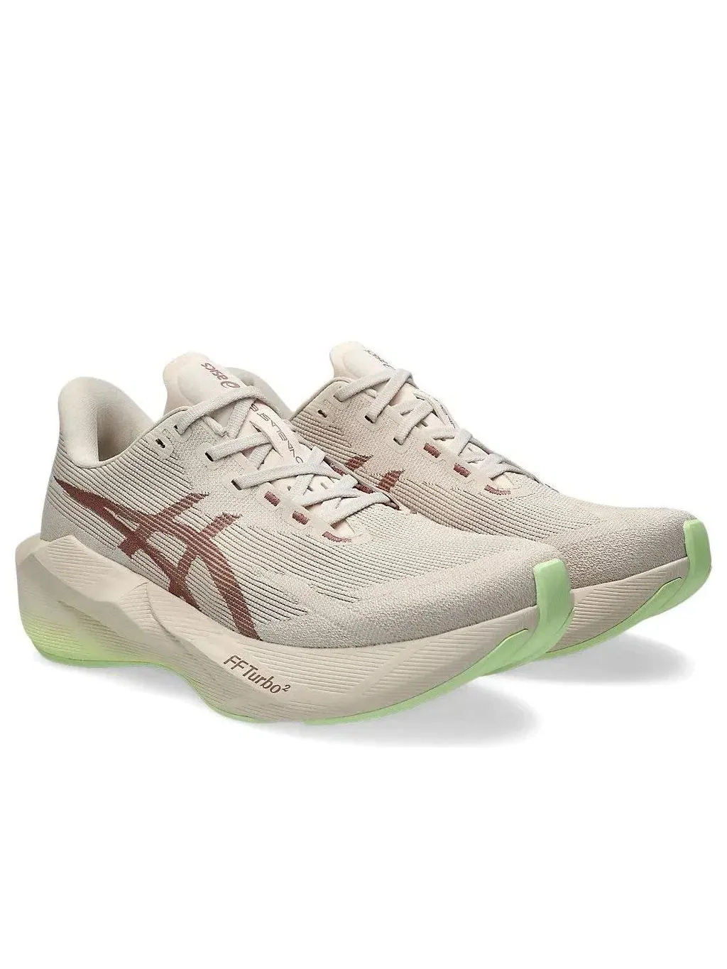 Женские кроссовки для бега с шнуровкой ASICS Novablast 6 — изображение 3 из 7, бежевый