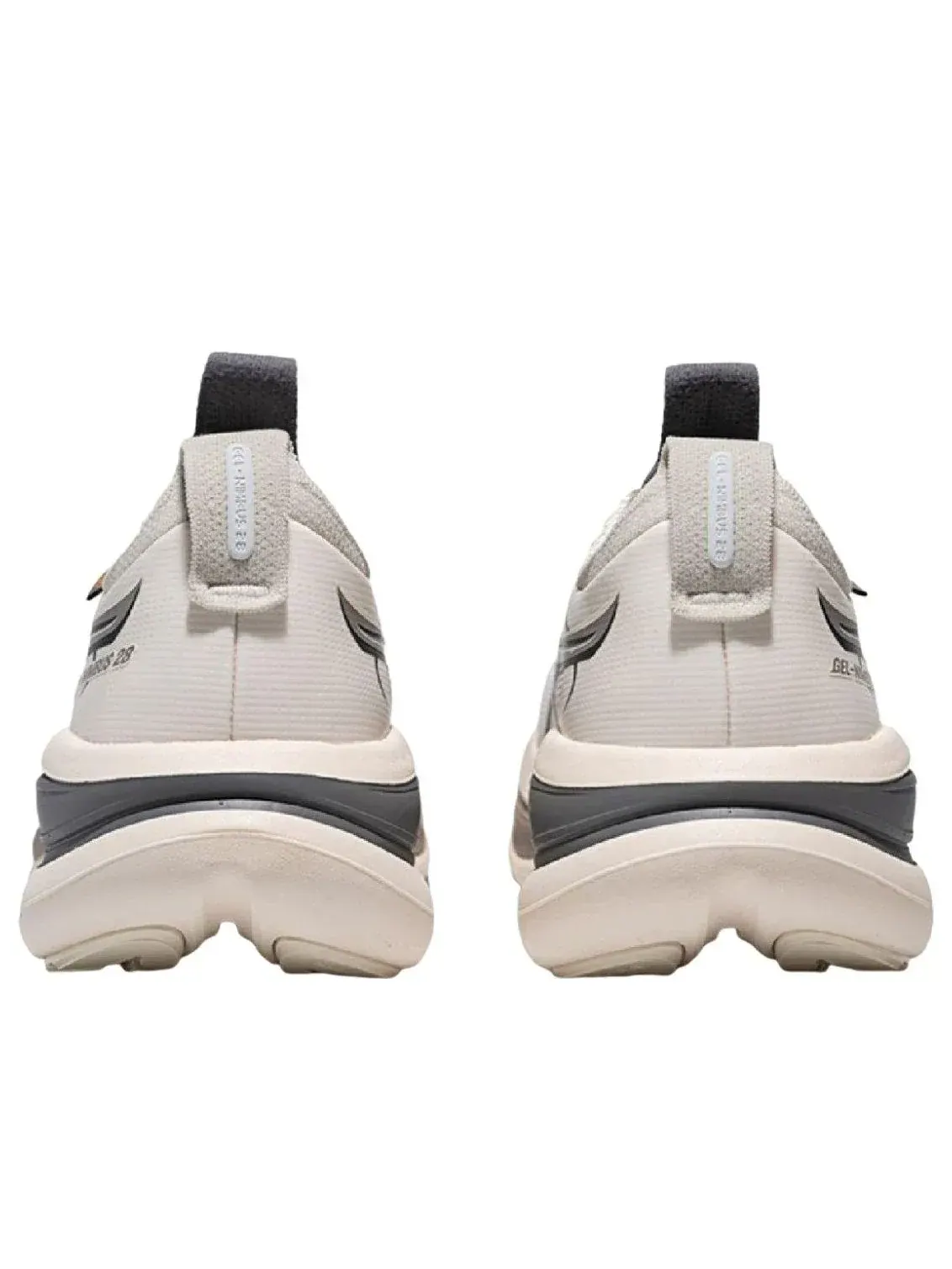 Кроссовки (WMNS) ASICS Gel-Nimbus 28 Go 'Cream Cement Grey' — изображение 3 из 4, белый