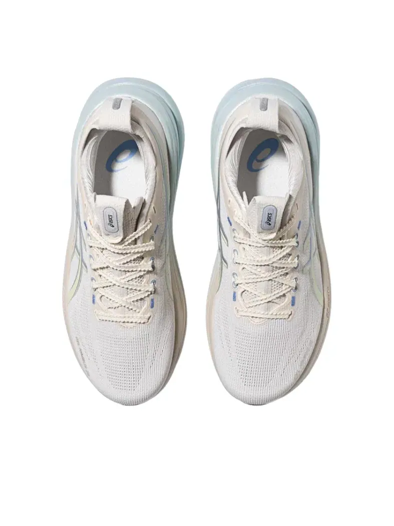 Женские кроссовки для бега с шнуровкой Gel-Nimbus 28 ASICS — изображение 5 из 6, белый