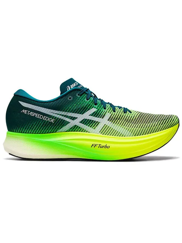 Кроссовки metaspeed edge Asics — изображение 2 из 4, зеленый/желтый
