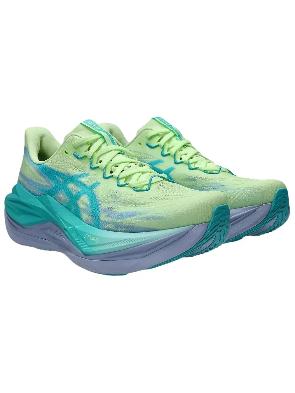 Кроссовки для бега Asics Superblast 3 унисекс — изображение 4 из 7, зеленый синий