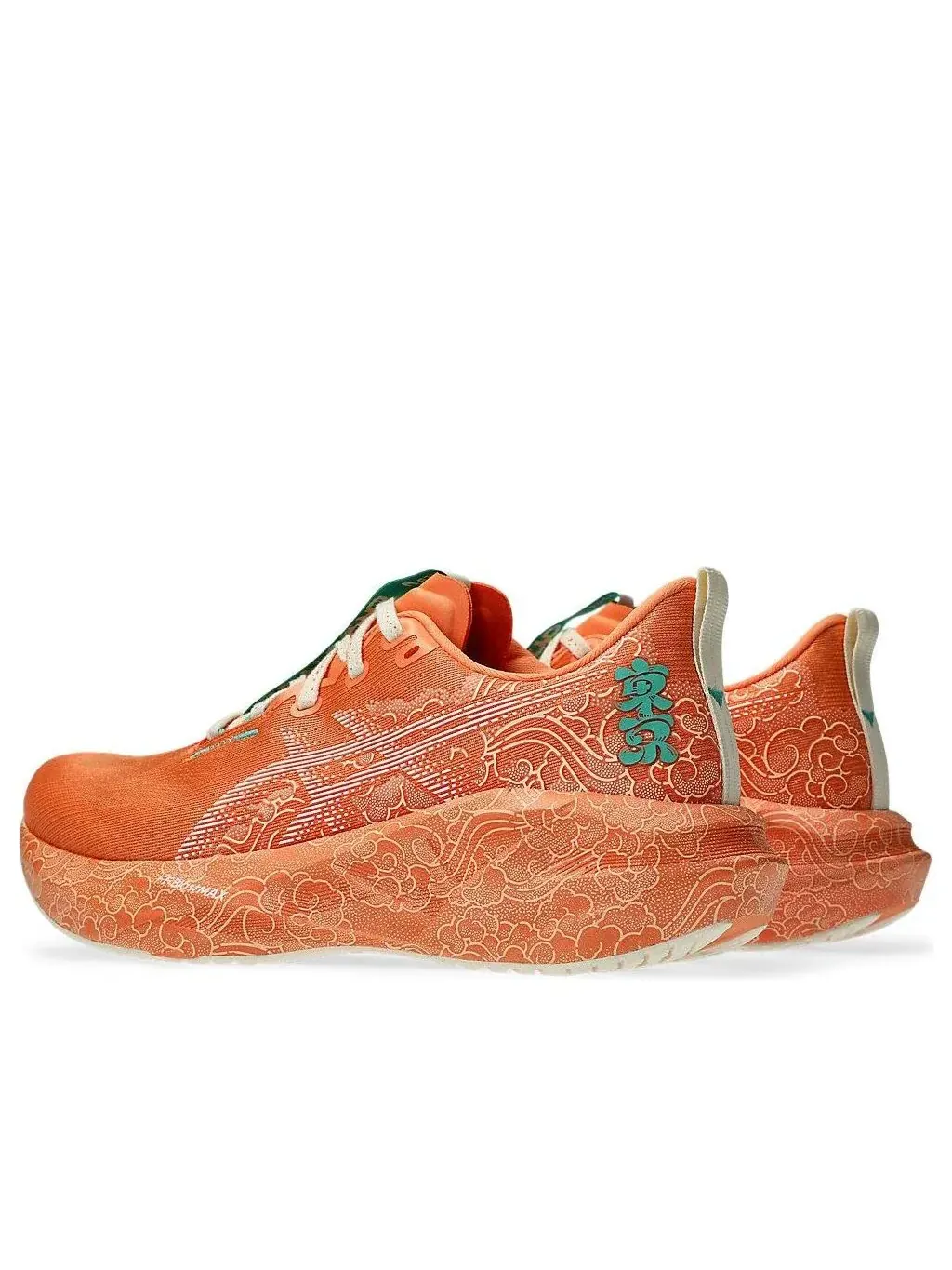 Кроссовки ASICS Novablast 5 Tokyo 'Sun Peach White' — изображение 4 из 7, оранжевый