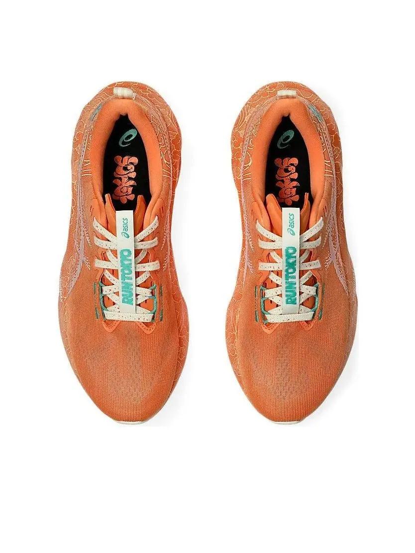 Кроссовки ASICS Novablast 5 Tokyo 'Sun Peach White' — изображение 6 из 7, оранжевый