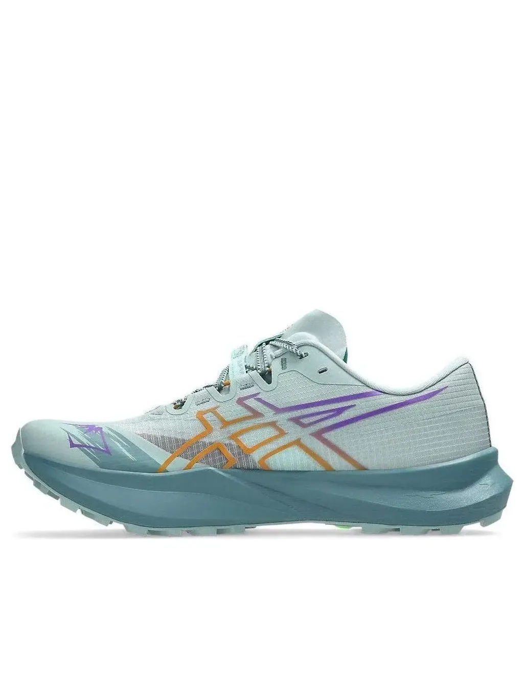 Мужские кроссовки для бега по бездорожью с шнуровкой Fuji Lite ASICS — изображение 1 из 7, бирюзовый