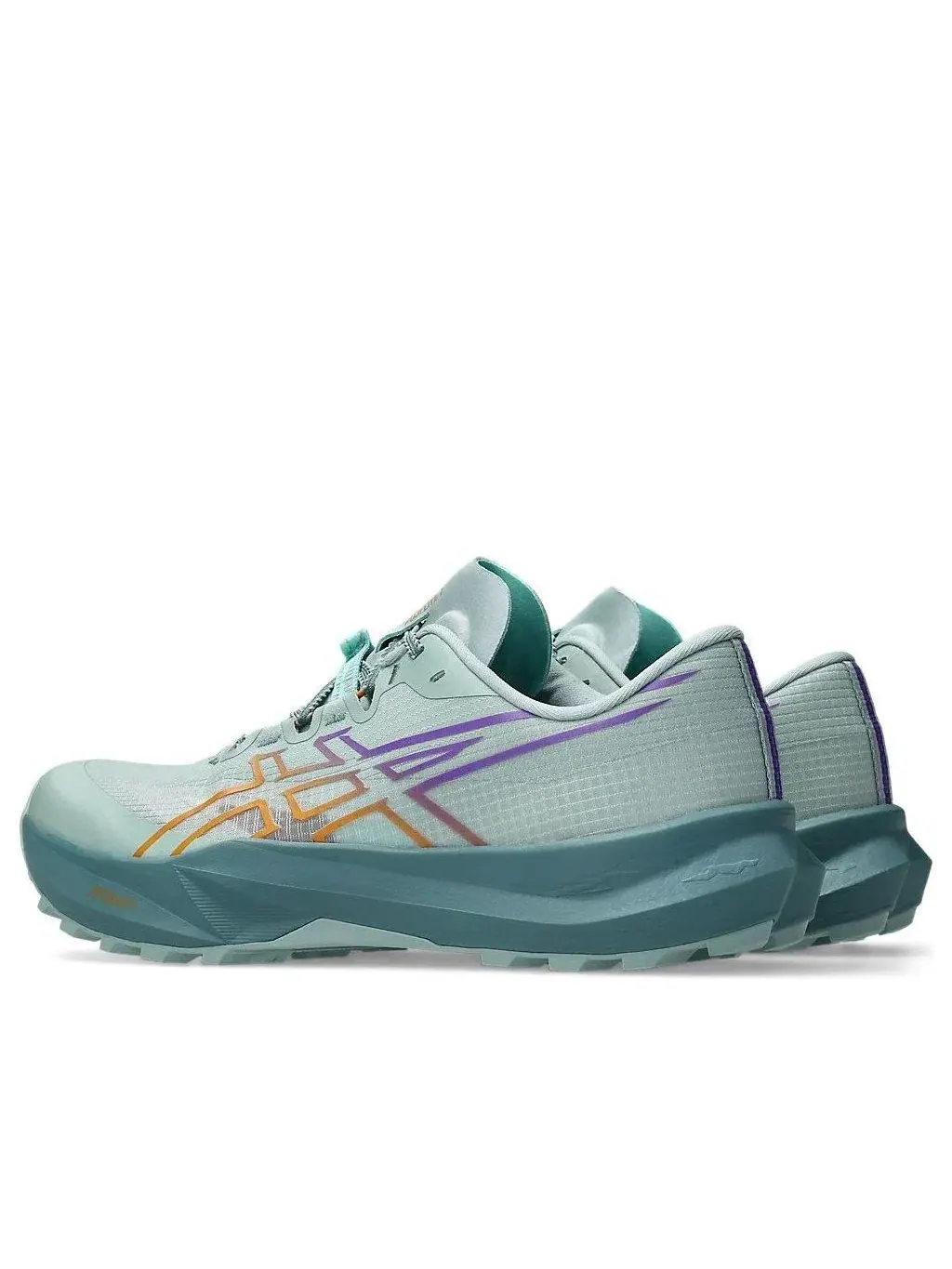 Мужские кроссовки для бега по бездорожью с шнуровкой Fuji Lite ASICS — изображение 4 из 7, бирюзовый