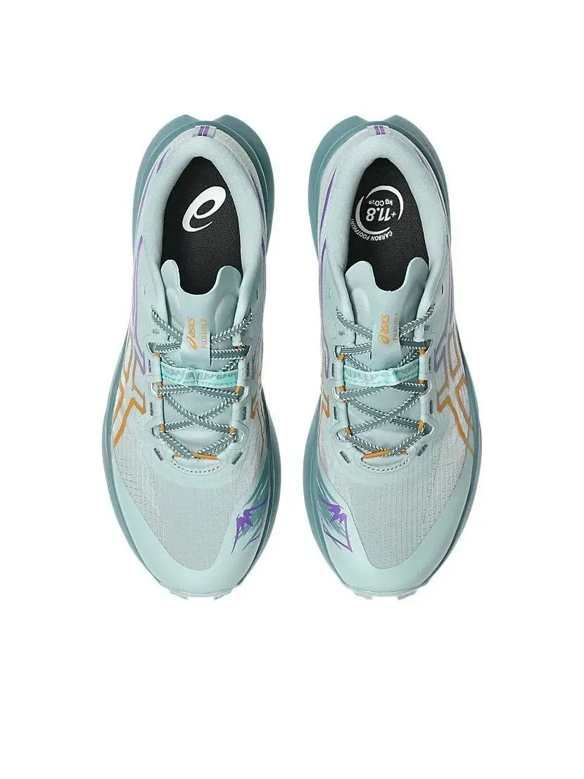 Мужские кроссовки для бега по бездорожью с шнуровкой Fuji Lite ASICS — изображение 6 из 7, бирюзовый