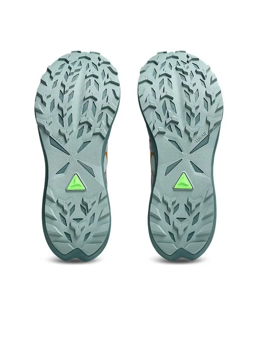 Мужские кроссовки для бега по бездорожью с шнуровкой Fuji Lite ASICS — изображение 7 из 7, бирюзовый