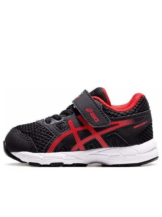 Кроссовки гелевые contend 5 беговые кроссовки красные Asics — изображение 1 из 4, черный/красный