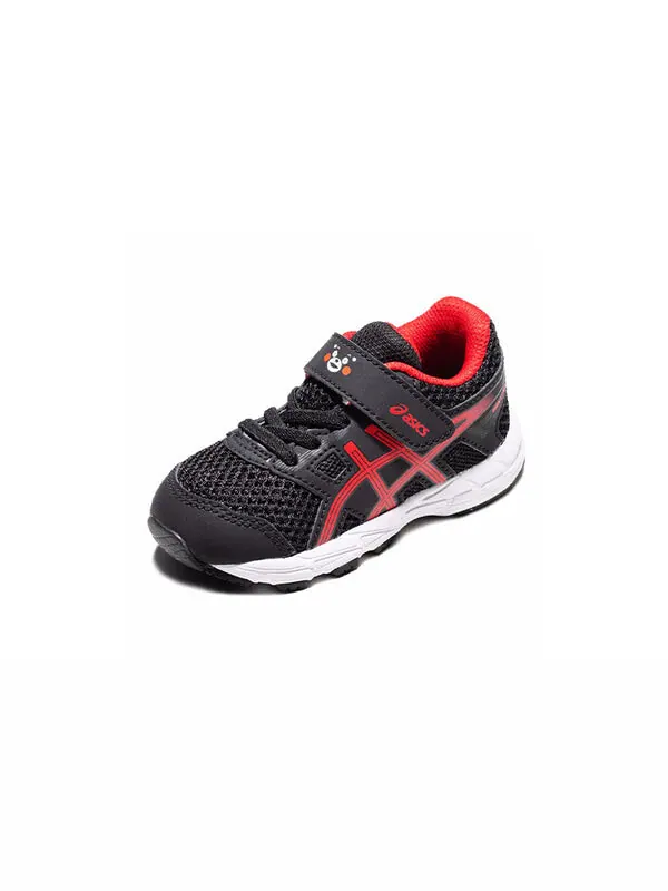 Кроссовки гелевые contend 5 беговые кроссовки красные Asics — изображение 2 из 4, черный/красный