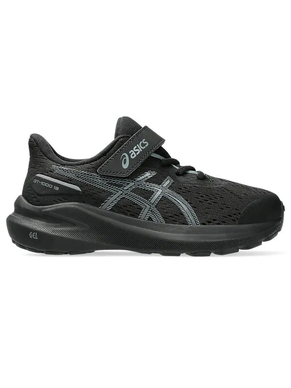 Кроссовки gt-1000 13 'black steel grey' Asics — изображение 2 из 4, черный/серый