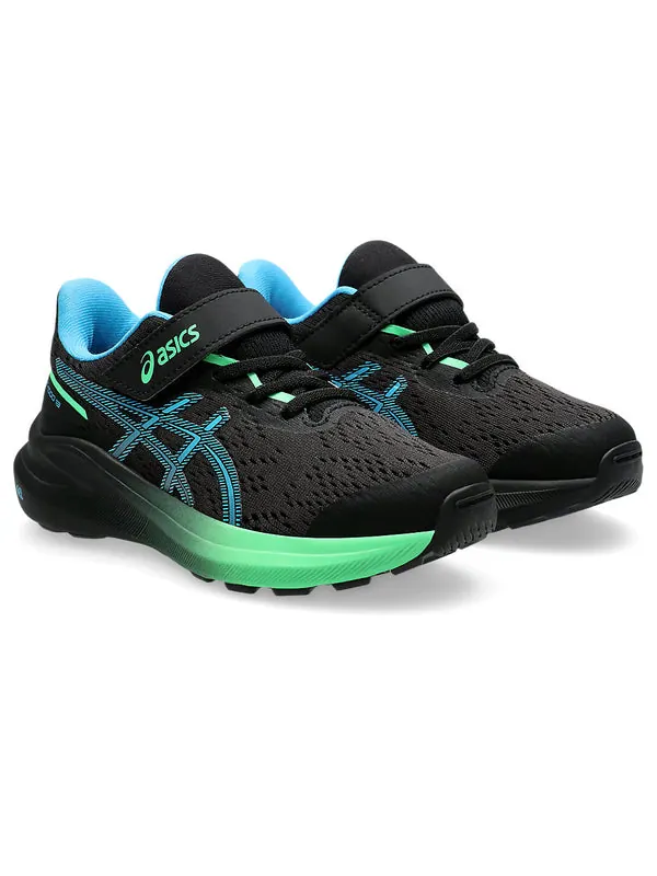 Кроссовки gt-1000 13 'black digital aqua' Asics — изображение 3 из 4, черный/голубой