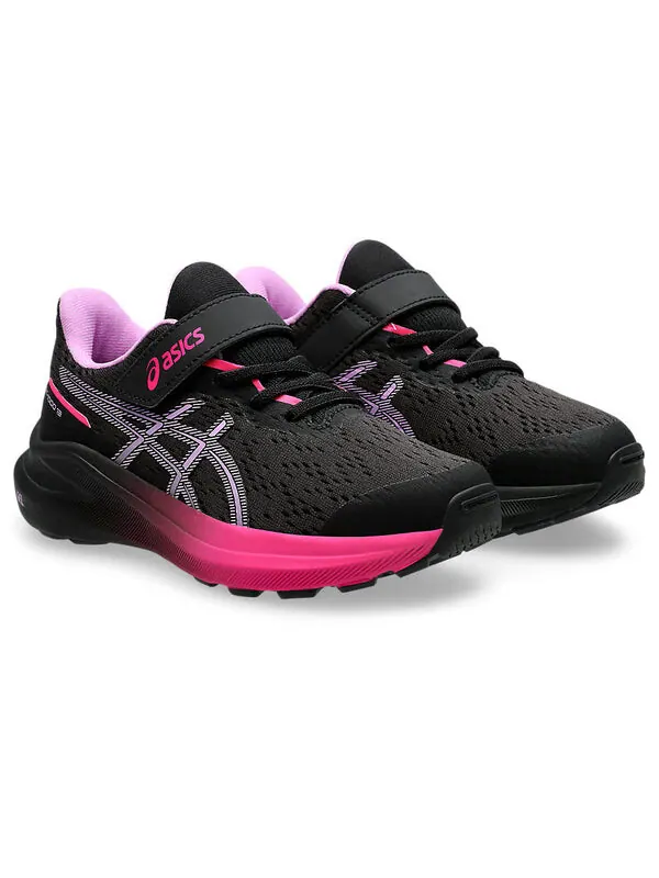 Кроссовки gt-1000 13 'black lavender glow' Asics — изображение 3 из 4, черный