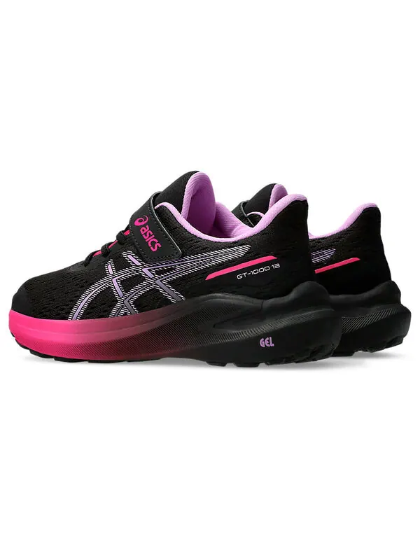 Кроссовки gt-1000 13 'black lavender glow' Asics — изображение 4 из 4, черный