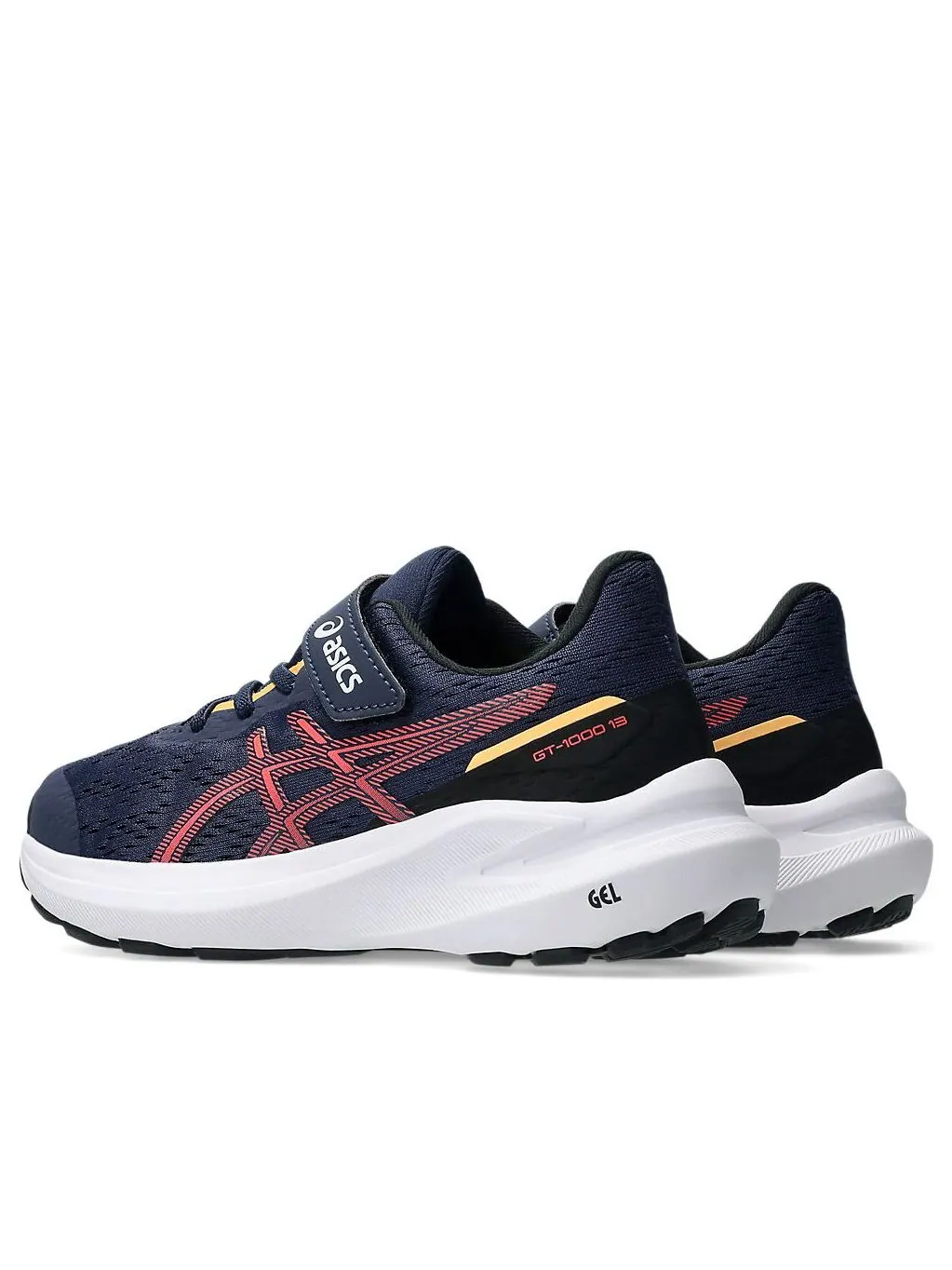 Кроссовки (PS) ASICS GT-1000 13 'Midnight Flash Red' — изображение 4 из 7, черный