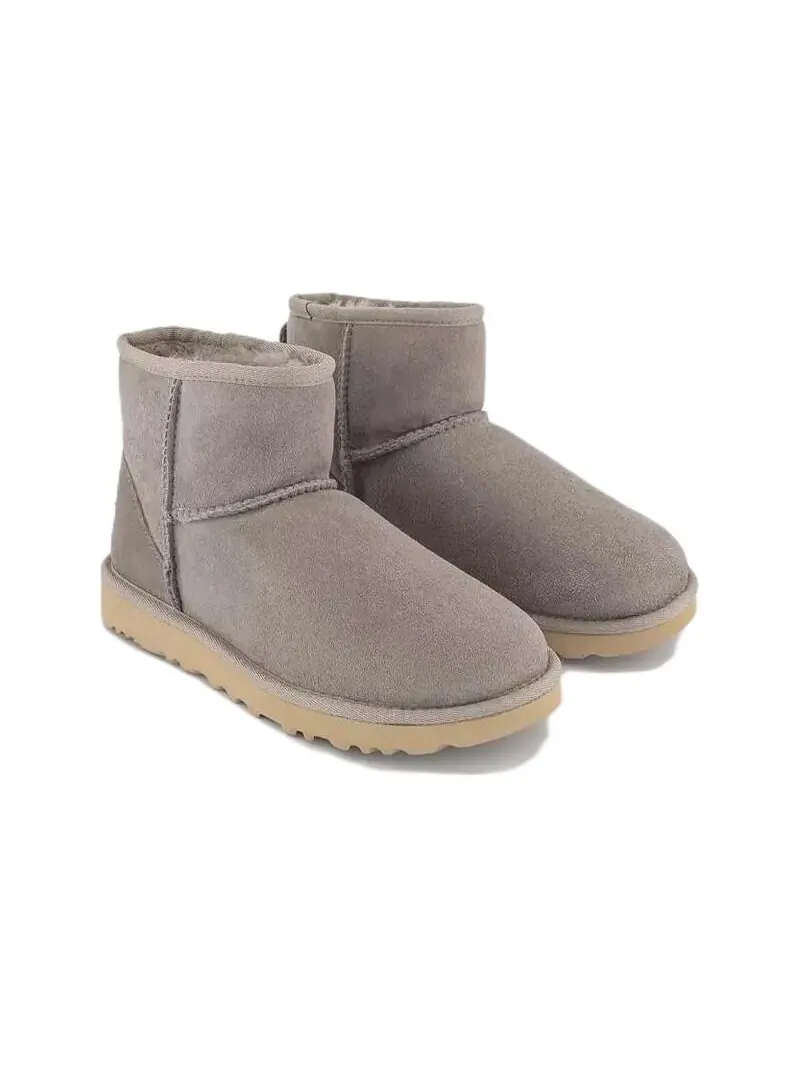 Зимние ботинки женские серо-коричневые Ugg — изображение 2 из 4, серый/коричневый
