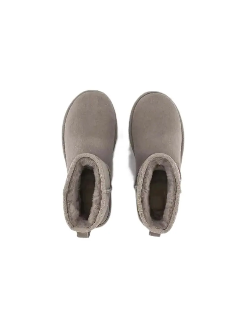 Зимние ботинки женские серо-коричневые Ugg — изображение 3 из 4, серый/коричневый