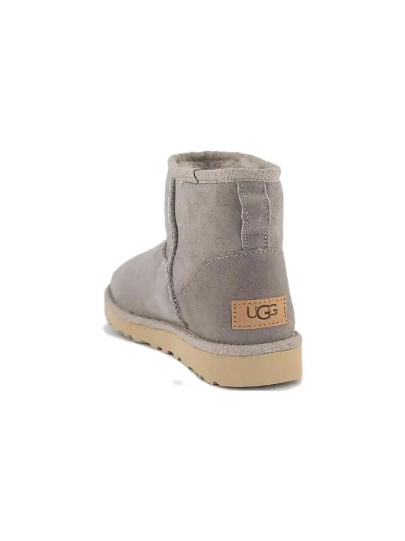 Зимние ботинки женские серо-коричневые Ugg — изображение 4 из 4, серый/коричневый