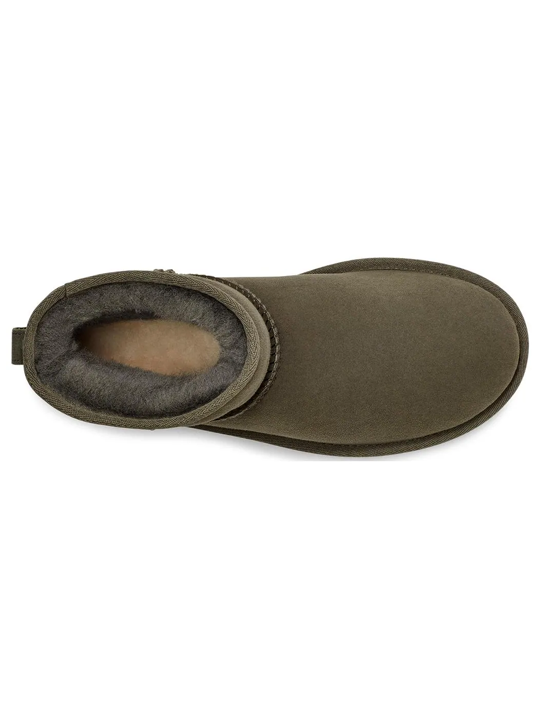 (WMNS) Ботинки UGG Classic Mini II 'Forest Night' — изображение 5 из 6, зеленый