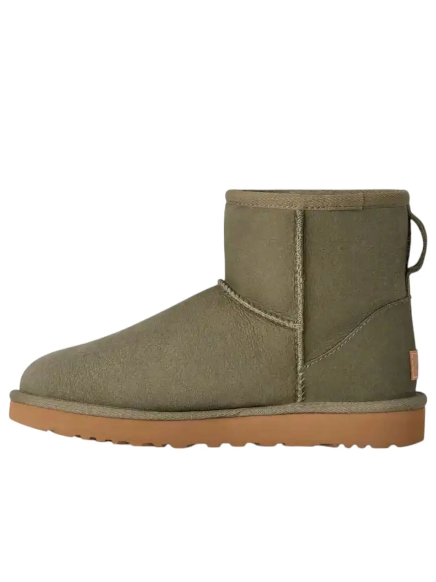 (WMNS) UGG Classic Mini II 'Moss Green' — изображение 1 из 6, зеленый