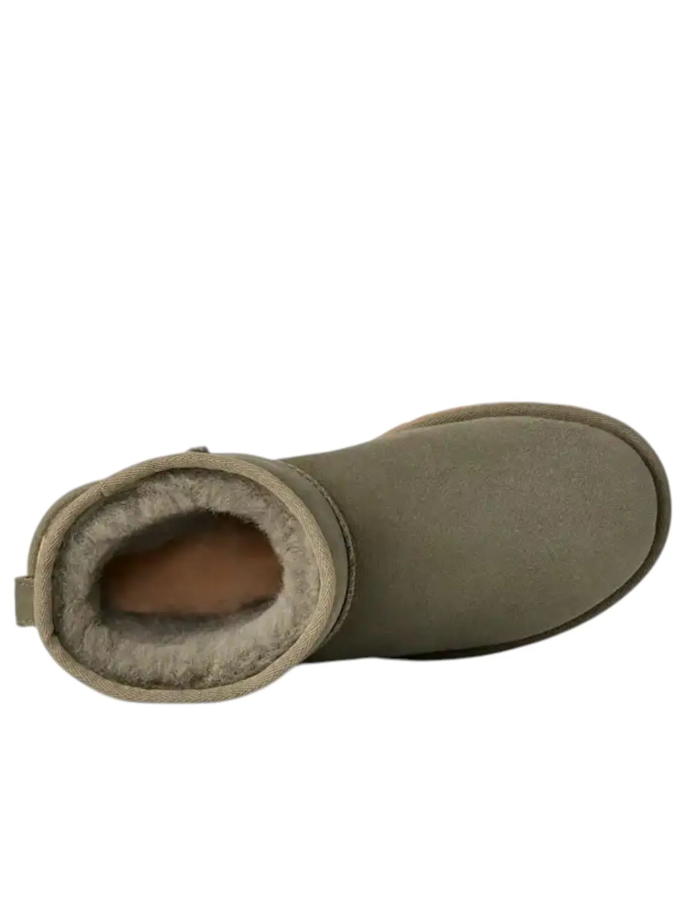 (WMNS) UGG Classic Mini II 'Moss Green' — изображение 4 из 6, зеленый