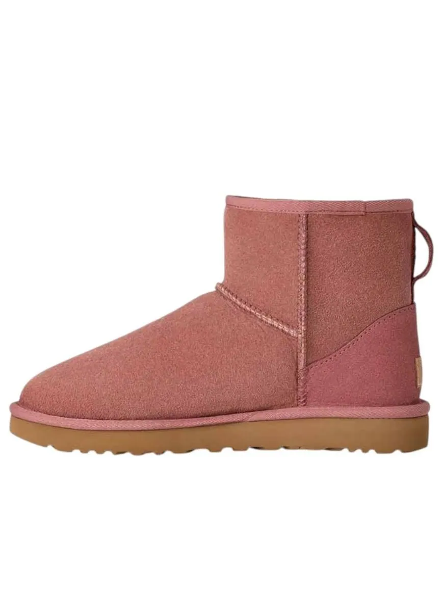 (WMNS) Сапоги UGG Classic Mini II 'Pink Dawn' — изображение 1 из 5, розовый