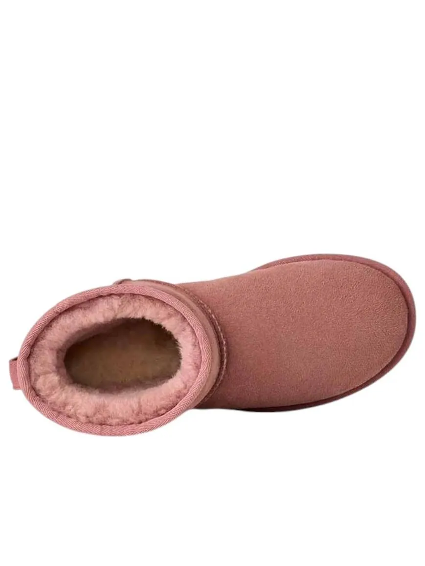 (WMNS) Сапоги UGG Classic Mini II 'Pink Dawn' — изображение 4 из 5, розовый