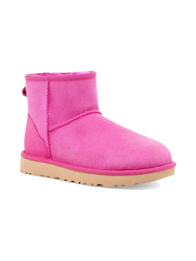 Угги UGG Classic Mini II Boot — изображение 3 из 6, ярко-розовый