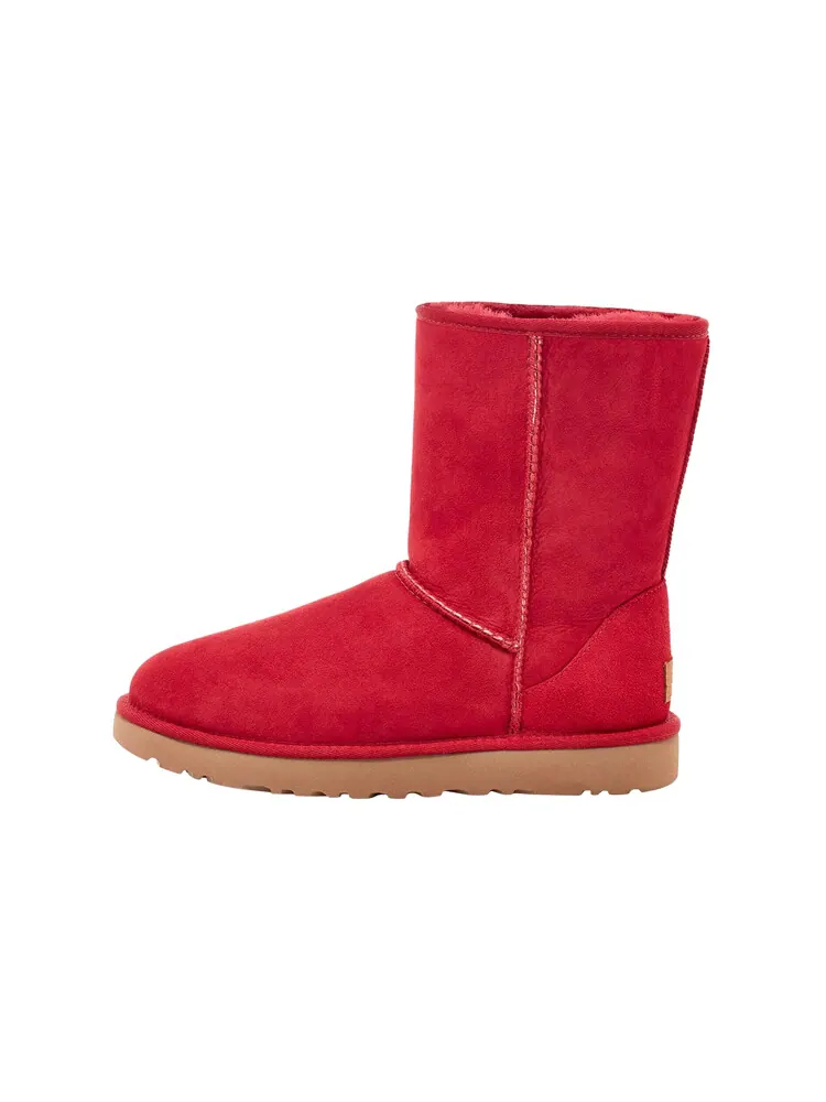 Ботинки зимние женские UGG Classic Short — изображение 1 из 1, красный