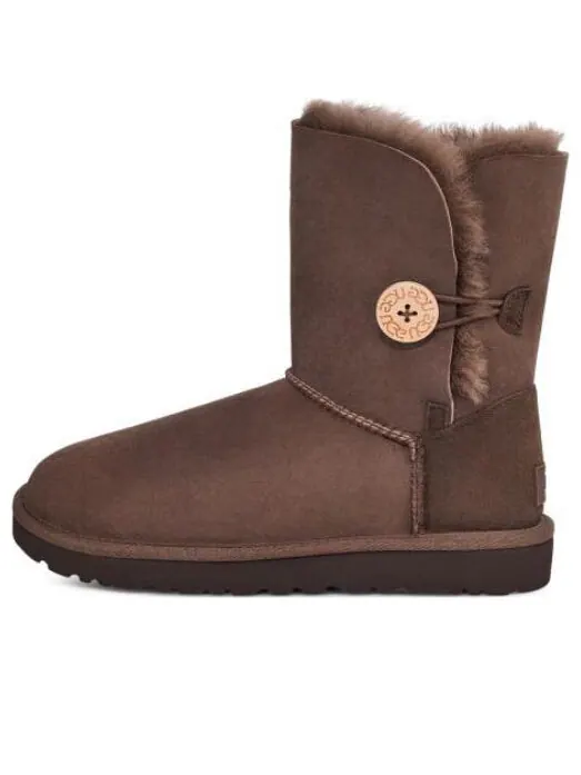 Ботинки зимние UGG Bailey Button II — изображение 1 из 4, коричневый