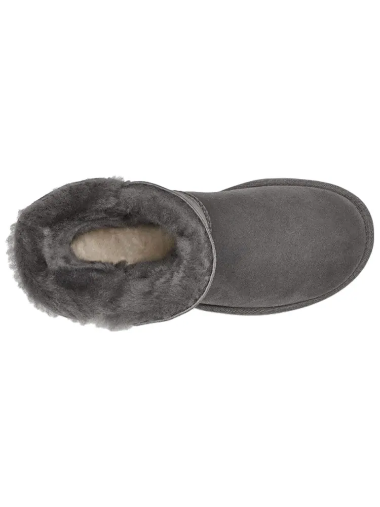 Ботинки зимние UGG WMNS Bailey Button II Gray — изображение 6 из 7, серый