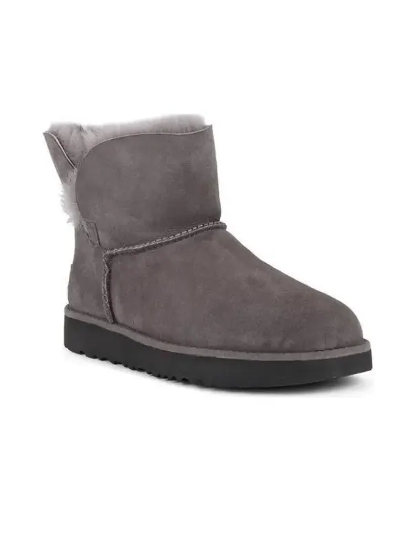 Кроссовки классические манжеты мини Ugg — изображение 2 из 2, серый