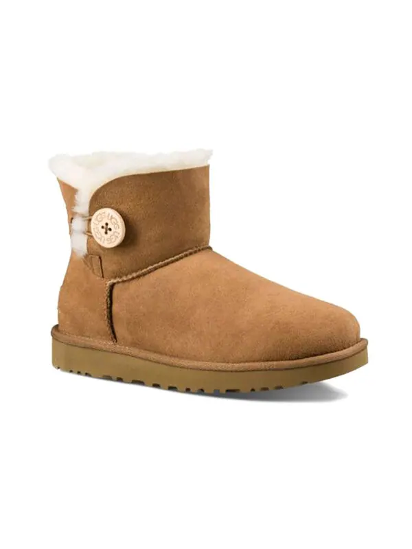 Кроссовки (WMNS) UGG Mini Bailey Button II Boot Fleece Lined — изображение 4 из 4, орех