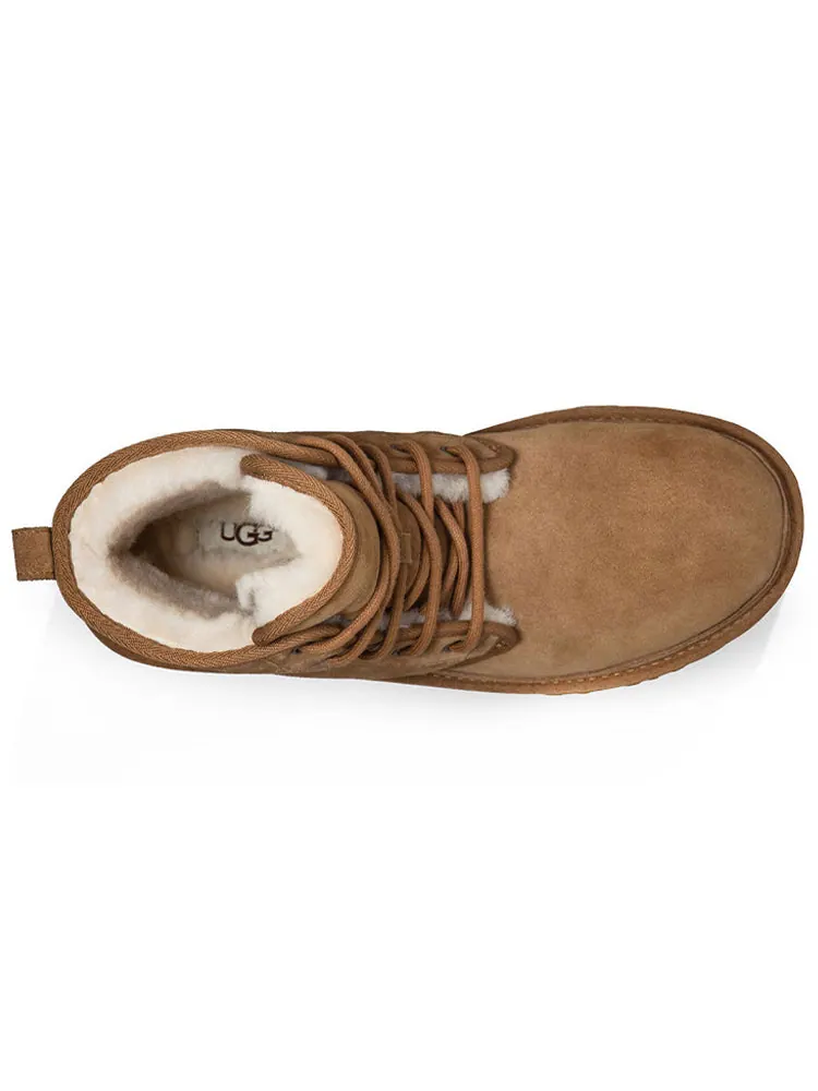 Мужские зимние ботинки UGG Harkley замшевые средней высоты — изображение 6 из 7, коричневый