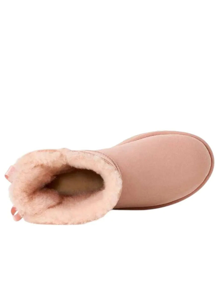 (WMNS) UGG Mini Bailey Bow II 'Beige Blush' — изображение 4 из 5, бежевый