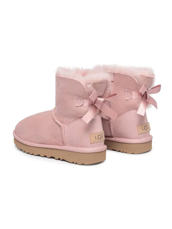 Кроссовки мини baley bow ii snow boots розовые Ugg — изображение 4 из 4, розовый
