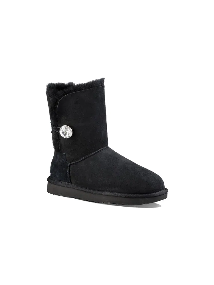 Ботинки зимние UGG WMNS Classic Bling Button — изображение 4 из 7, черный