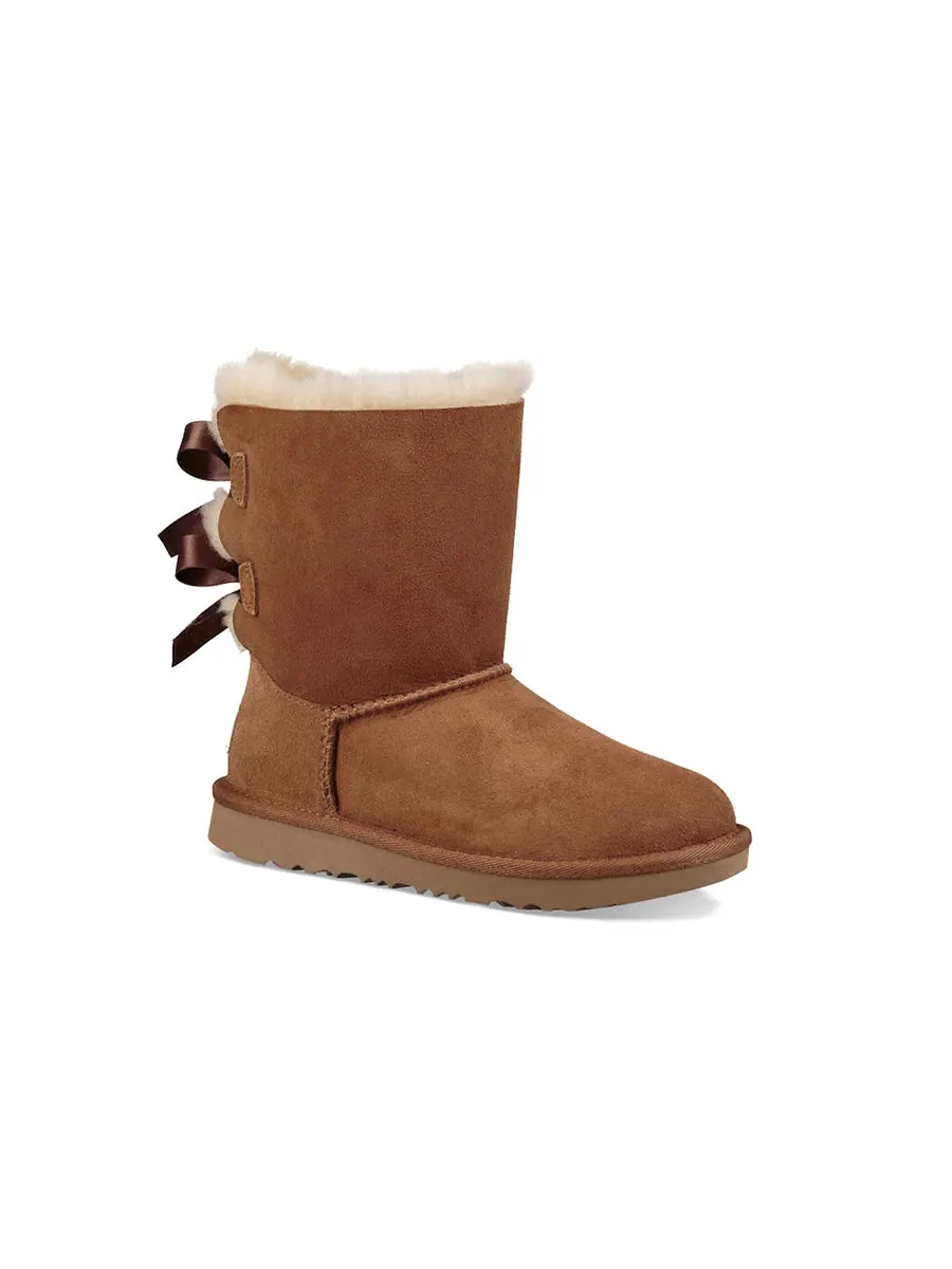 Зимние ботинки UGG Bailey Bow II Kids — изображение 3 из 6, коричневый