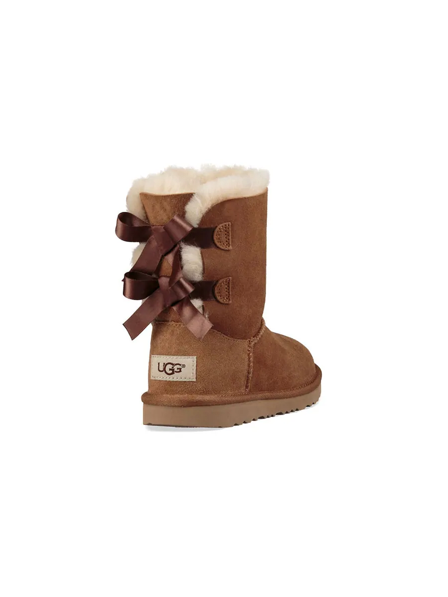 Зимние ботинки UGG Bailey Bow II Kids — изображение 4 из 6, коричневый