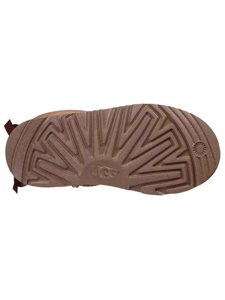 Зимние ботинки UGG Mini Bailey Bow II (Big Kids) Chestnut — изображение 6 из 6, коричневый