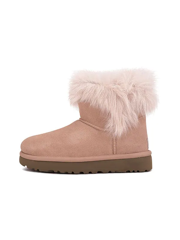 Ботинки зимние UGG Classic Novelty Milla — изображение 2 из 4, розовый