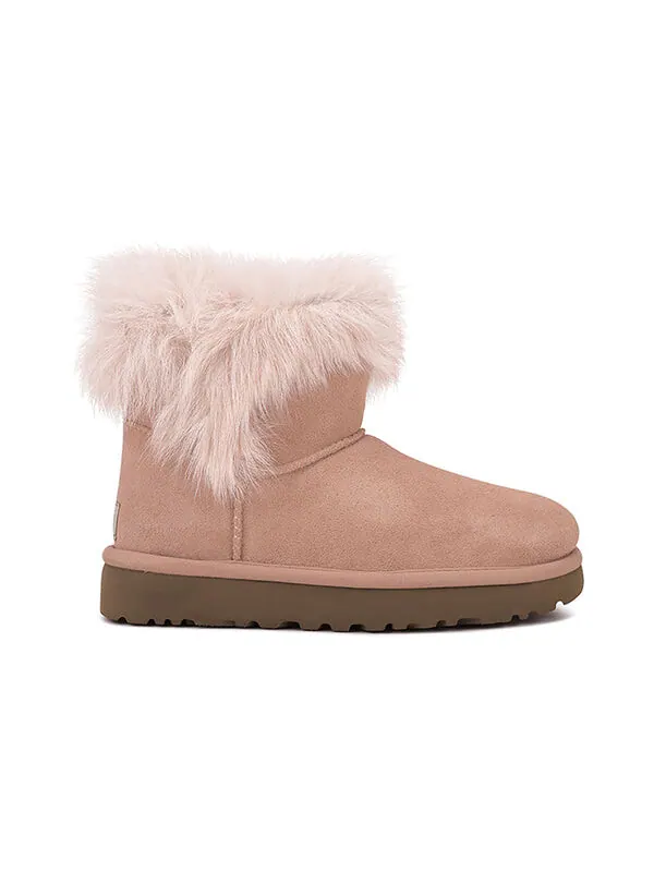 Ботинки зимние UGG Classic Novelty Milla — изображение 3 из 4, розовый