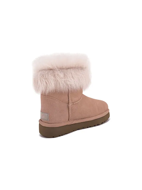 Ботинки зимние UGG Classic Novelty Milla — изображение 4 из 4, розовый