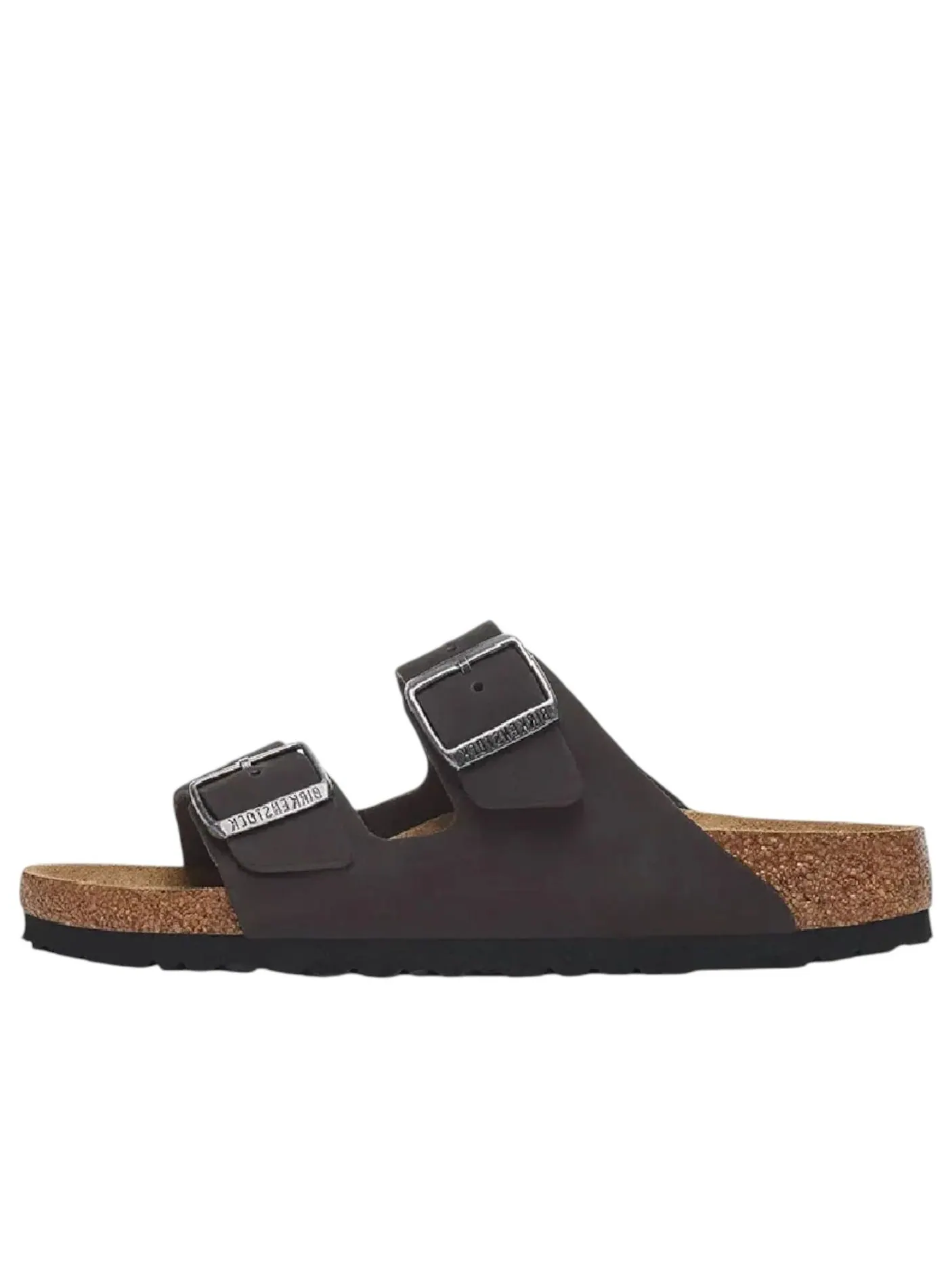Birkenstock Arizona Soft Footbed Nubuck Leather 'Black' — изображение 1 из 3, черный