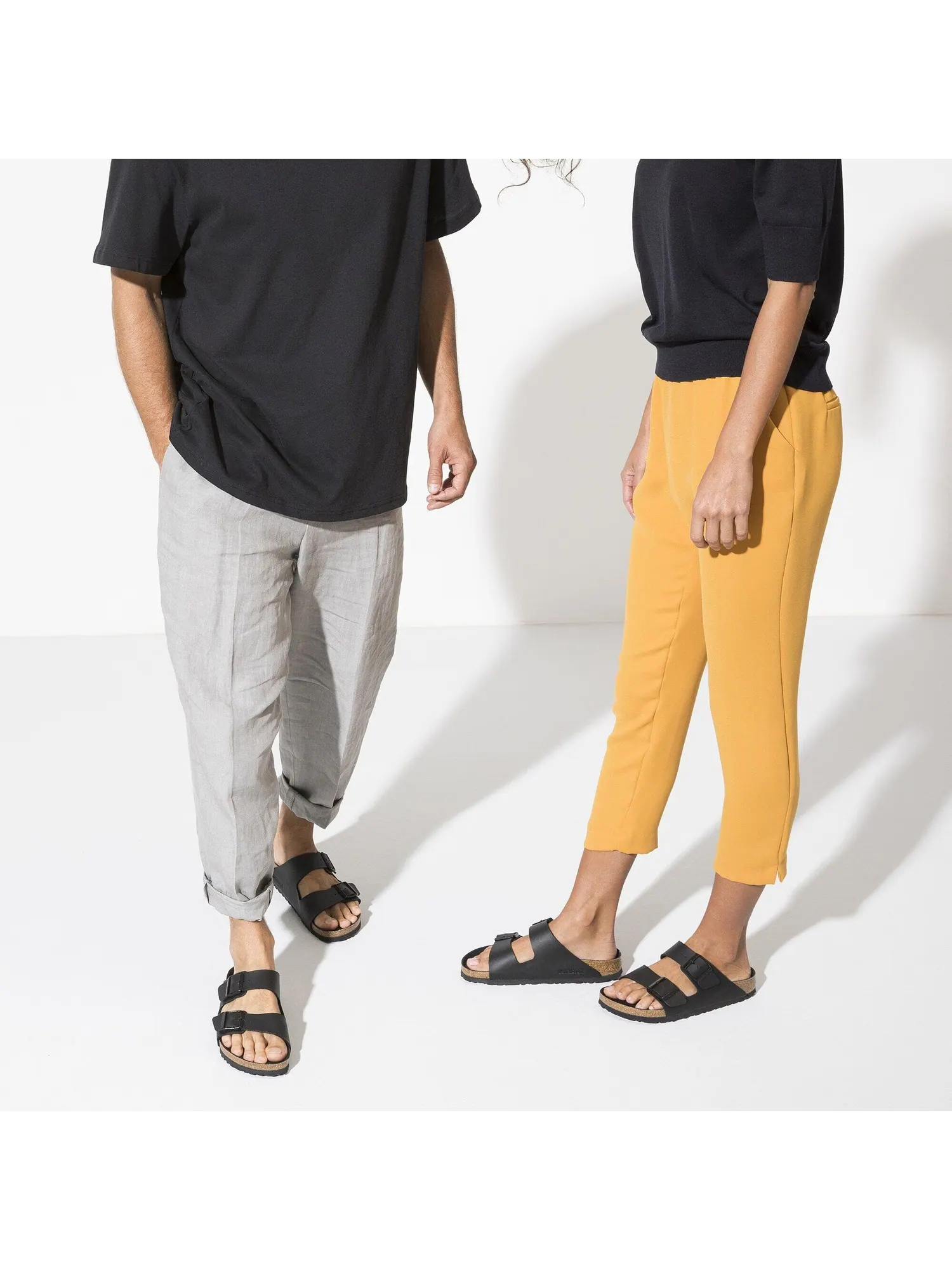 Сандалии Birkenstock Arizona Birko-Flor узкие — изображение 6 из 13, черный