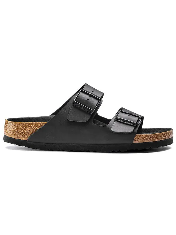 Тапочки arizona birko-flor 'black' Birkenstock — изображение 2 из 4, черный